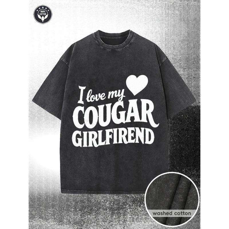 I Love My COUGAR GIRLFRIEND Graphic Men S Summer T-Shirt - Washed Cotton Retro Streetwear Tee - Casual Crew Neck Short Sleeve Shirt 5XL чорний
I Love My COUGAR GIRLFRIEND Graphic Men S Summer T-Shirt - Washed Cotton Retro Streetwear Tee - Casual Crew Neck Short Sleeve Shirt 5XL чорний