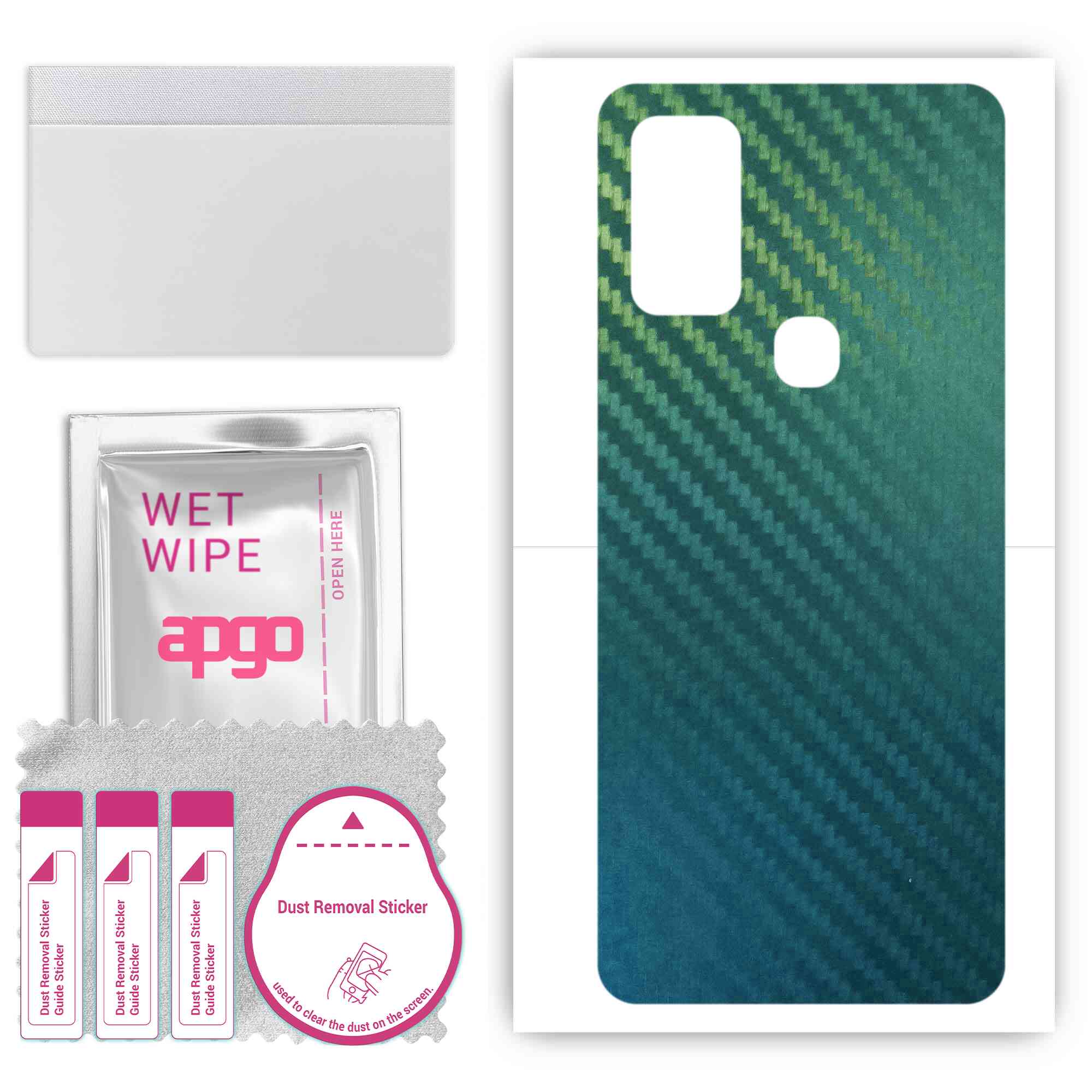 Apgo Protective Skin Sticker for the back compatible with Samsung Galaxy M31 Prime, Wrap Film, Foil, Vinyl - Pattern Carbon Chameleon CAKA1
Apgo Protective Skin Sticker for the back compatible with Samsung Galaxy M31 Prime, Wrap Film, Foil, Vinyl - Pattern Carbon Chameleon CAKA1