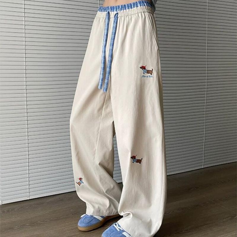 Spring-Summer Men s Color-Blocked Straight-Leg Pants with Dachshund Embroidery - Hong Kong-Style Athletic Loose Versatile Casual Trousers S
Spring-Summer Men s Color-Blocked Straight-Leg Pants with Dachshund Embroidery - Hong Kong-Style Athletic Loose Versatile Casual Trousers S
