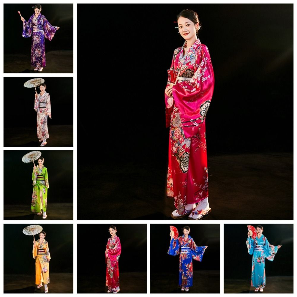 Cosplay Costume Sakura Girl Kimono Dress Printed Floral Japanese Style Yukata Bathrobe Party Style 17
Cosplay Costume Sakura Girl Kimono Dress Printed Floral Japanese Style Yukata Bathrobe Party Style 17