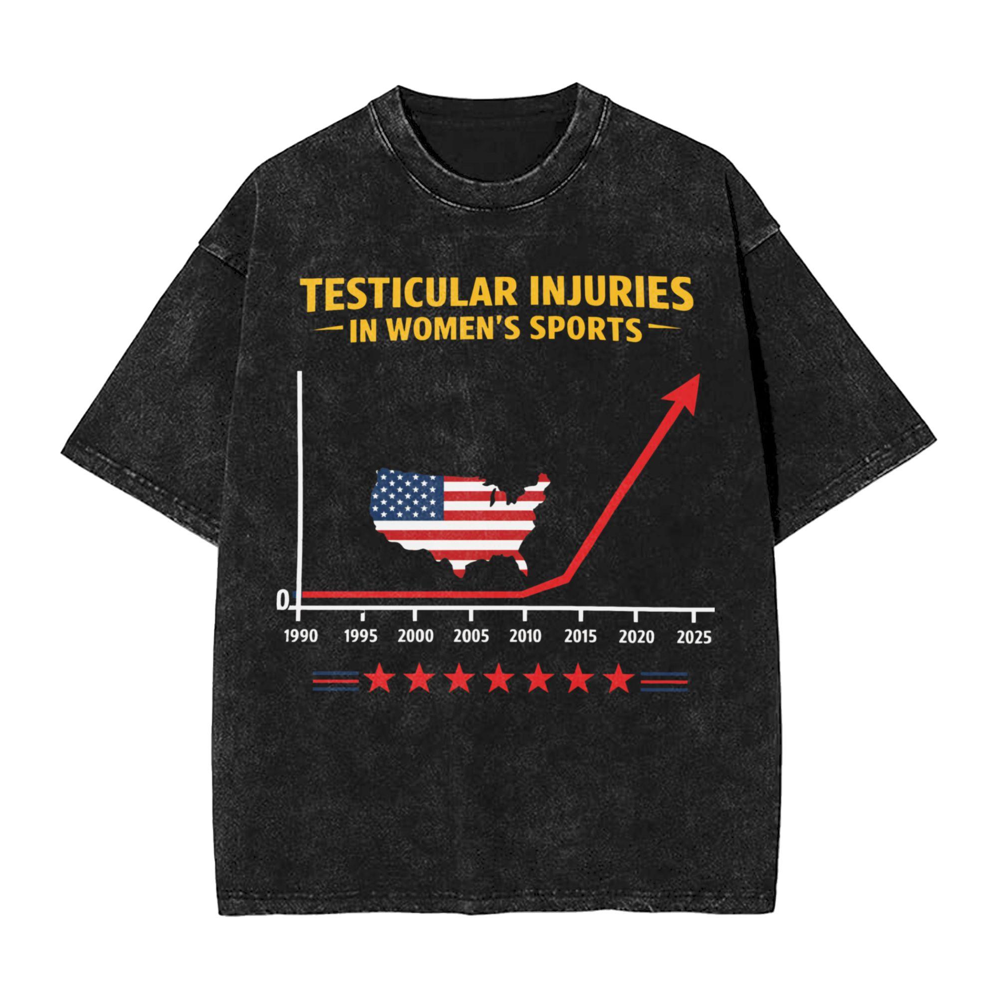 Testicular Injuries In Womens Sports Accessories Washed T Shirts Unisex Women Streetwear Hip Hop TShirts Printed Short Sleeve S
Testicular Injuries In Womens Sports Accessories Washed T Shirts Unisex Women Streetwear Hip Hop TShirts Printed Short Sleeve S