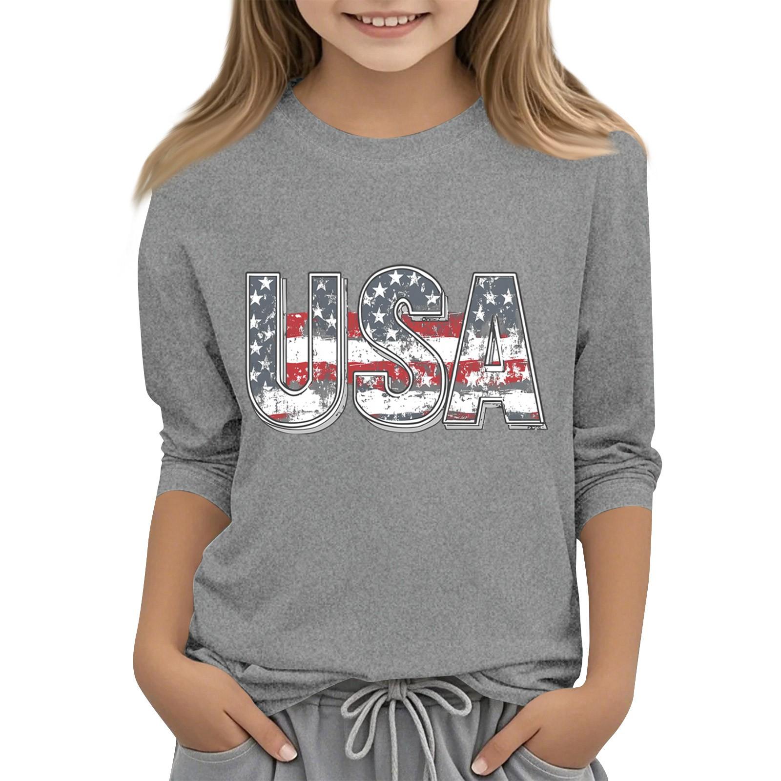 Children s 3/4 Sleeve Independence Day Printed Round Neck Casual T-shirt 150
Children s 3/4 Sleeve Independence Day Printed Round Neck Casual T-shirt 150