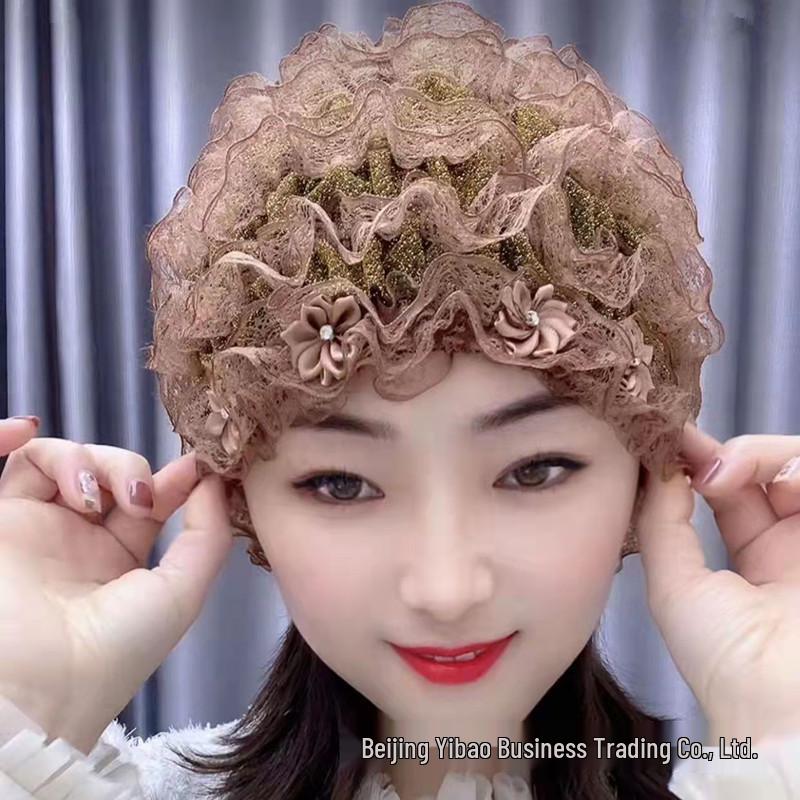 Women s Beautiful White Lace Yarn Headscarf: Elastic, Layered Round Hat for Hair & Wig Coverage One Size (Elastic) чёрный
Women s Beautiful White Lace Yarn Headscarf: Elastic, Layered Round Hat for Hair & Wig Coverage One Size (Elastic) чёрный