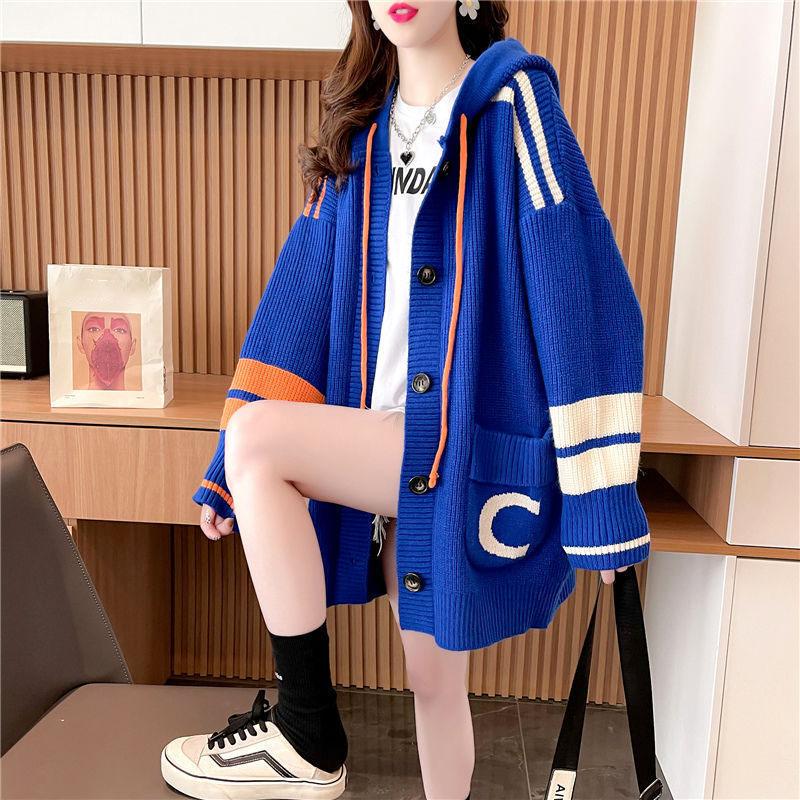 Ленивый стиль Худи Кардиган Женский средней длины Корейская версия Свободный вязаный жакет Зимняя одежда Женский свитер XS синий
Ленивый стиль Худи Кардиган Женский средней длины Корейская версия Свободный вязаный жакет Зимняя одежда Женский свитер XS синий