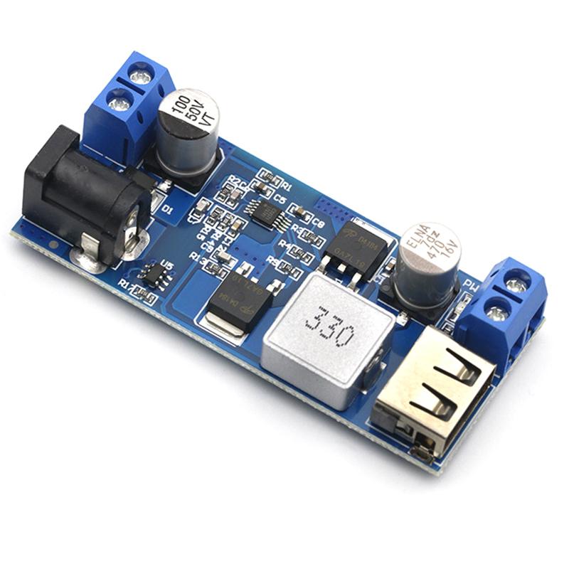 Замініть Lm2596S DC-DC 24V/12V до 5V 5A Модуль понижувального перетворювача блоку живлення Регульований модуль понижувальної зарядки USB One Size
Замініть Lm2596S DC-DC 24V/12V до 5V 5A Модуль понижувального перетворювача блоку живлення Регульований модуль понижувальної зарядки USB One Size
