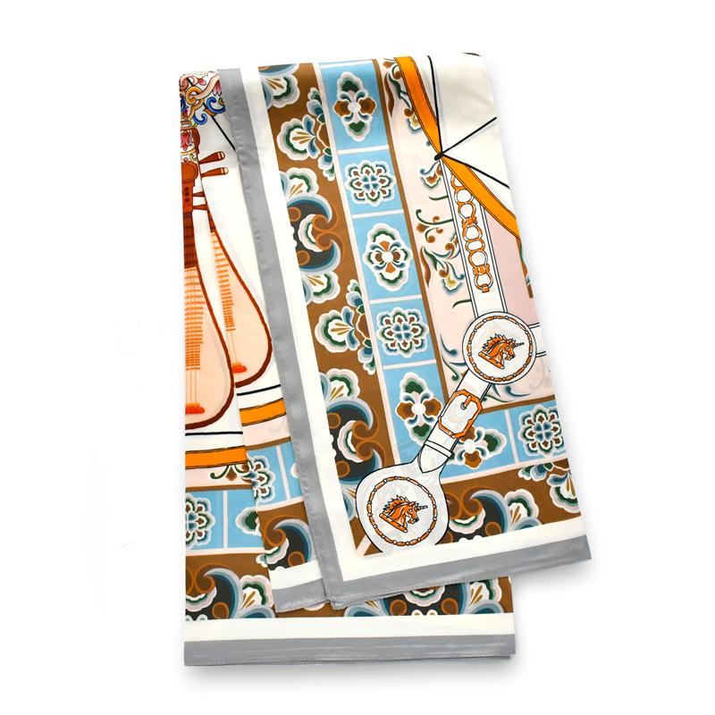 Ethnic style Pipa 100% Silk Scarf Women s Shawl Wrap Bandana Hijab Headband Satin Silk 90CM Square Kerchief Luxury Gifts 90x90cm
Ethnic style Pipa 100% Silk Scarf Women s Shawl Wrap Bandana Hijab Headband Satin Silk 90CM Square Kerchief Luxury Gifts 90x90cm