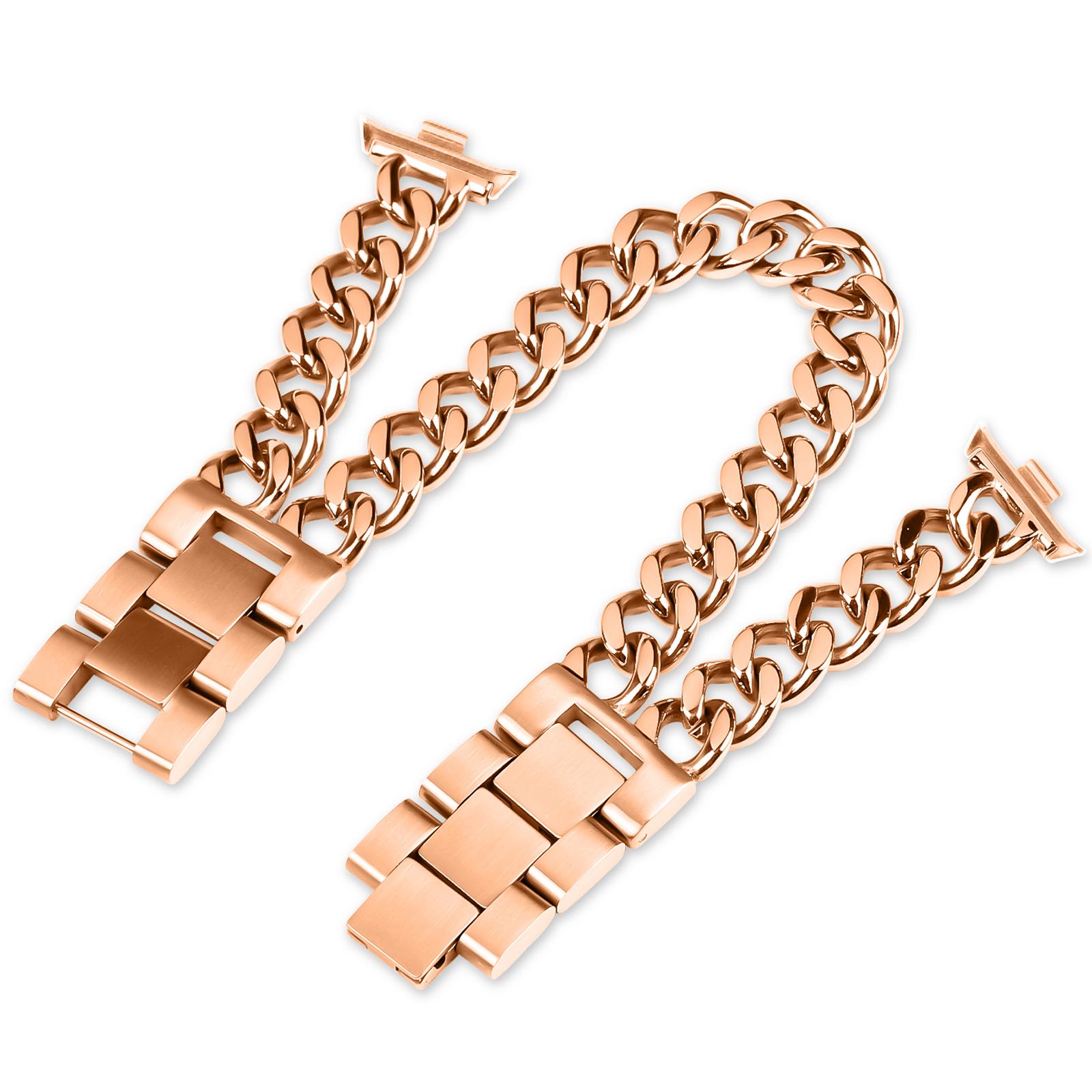 For Xiaomi Redmi Watch 4 Double-Circle Band Stainless Steel Watch Strap Rose Gold
For Xiaomi Redmi Watch 4 Double-Circle Band Stainless Steel Watch Strap Rose Gold