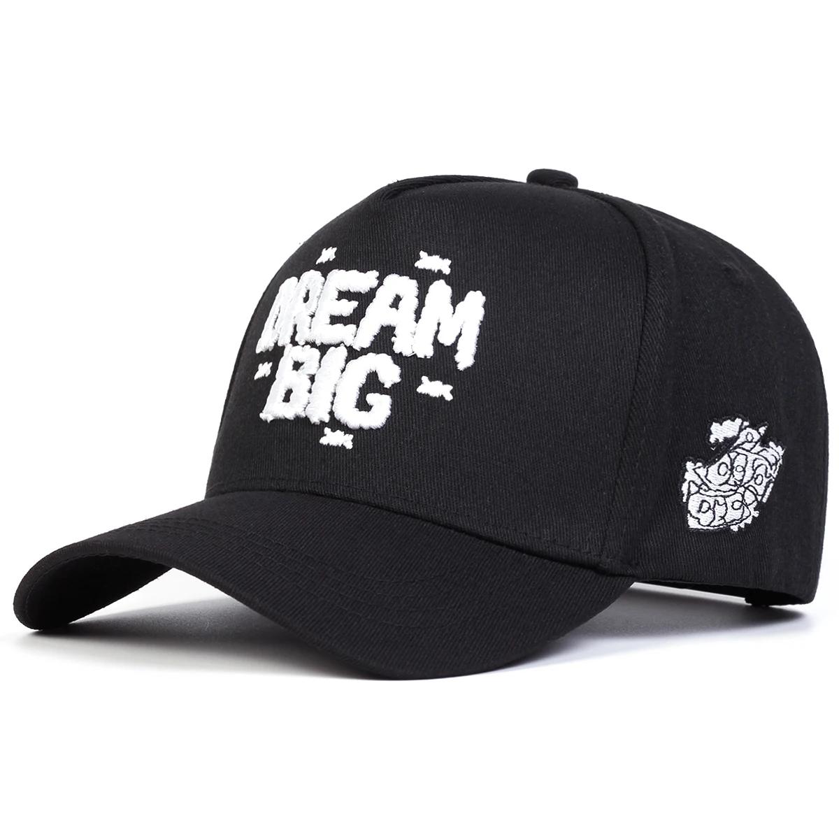 Unisex DREAM BIG Letter Embroidery Baseball Caps Spring Autumn Outdoor Adjustable Casual Hats Sunscreen Hat чорний
Unisex DREAM BIG Letter Embroidery Baseball Caps Spring Autumn Outdoor Adjustable Casual Hats Sunscreen Hat чорний