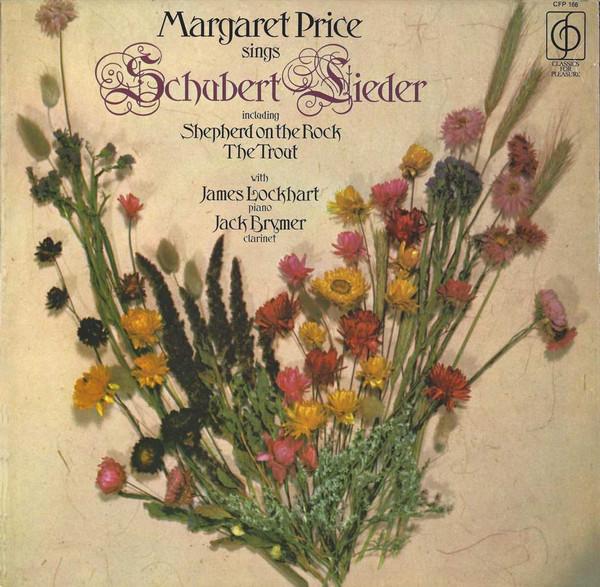 LP Record MARGARET PRICE SINGS SCHUBERT JAME Margaret Price Sings Schubert Liede CFP166 CLASSICS FOR PL 1971 UK Classical Used
LP Record MARGARET PRICE SINGS SCHUBERT JAME Margaret Price Sings Schubert Liede CFP166 CLASSICS FOR PL 1971 UK Classical Used