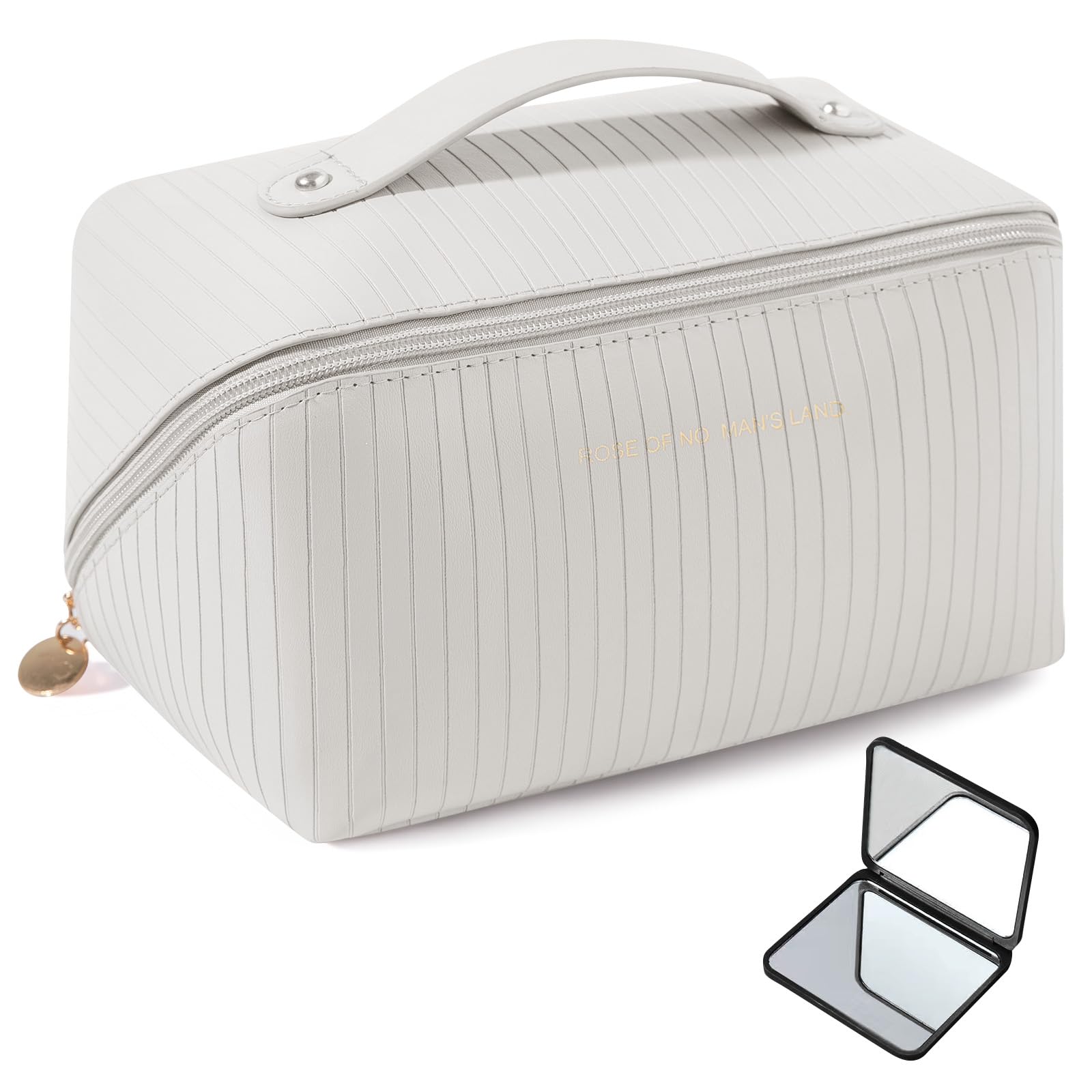 GeeRic Cosmetic Cosmetic Makeup Storage Cosmetic Large Travel Cosmetic Cosmetic PU Mirror Beige Pouch, Storage, Pouch, Bag, Pouch, Capacity, Travel,
GeeRic Cosmetic Cosmetic Makeup Storage Cosmetic Large Travel Cosmetic Cosmetic PU Mirror Beige Pouch, Storage, Pouch, Bag, Pouch, Capacity, Travel,