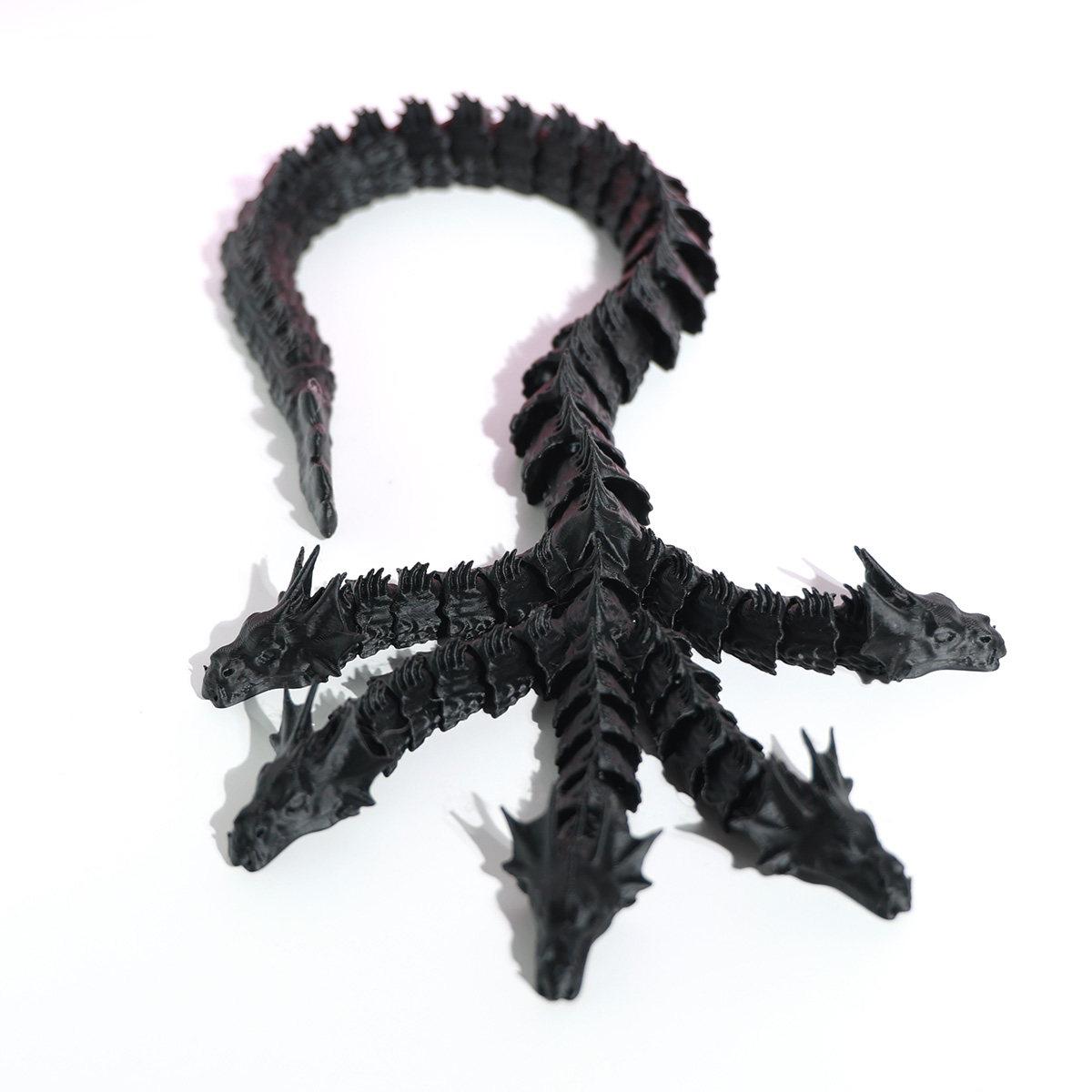 3D Printed Five-Headed Snake Dragon Ornament - Integrated Joint Movable Decoration For Home And Office
3D Printed Five-Headed Snake Dragon Ornament - Integrated Joint Movable Decoration For Home And Office