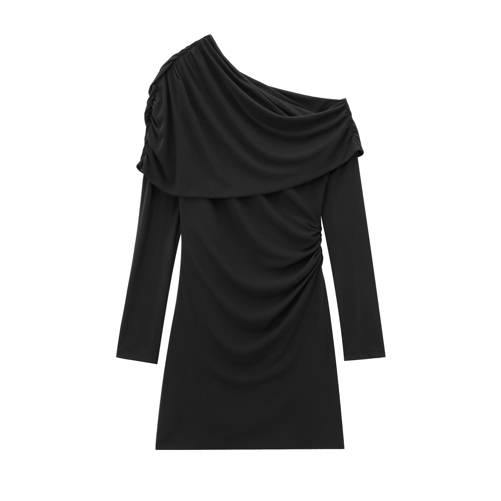 2025 Women s European & American Style Asymmetrical Pleated One-Shoulder Dress Extra Small
2025 Women s European & American Style Asymmetrical Pleated One-Shoulder Dress Extra Small