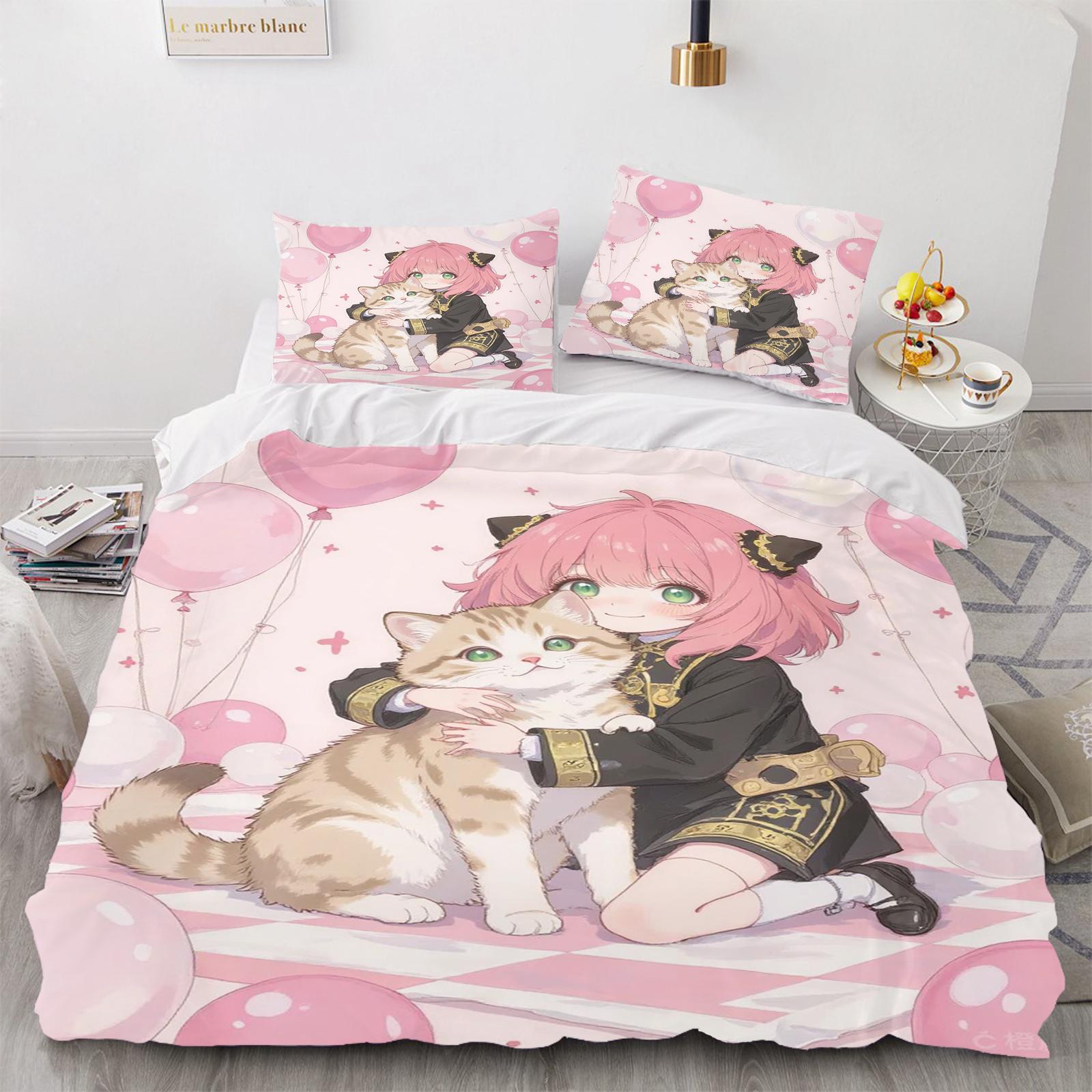 Spy×Family Anya Forger Duvet Cover Set Comforter Bedding 3D Children S Bedding Set 3-Piece 1 Quilt Cover King Size 90X200CM
Spy×Family Anya Forger Duvet Cover Set Comforter Bedding 3D Children S Bedding Set 3-Piece 1 Quilt Cover King Size 90X200CM