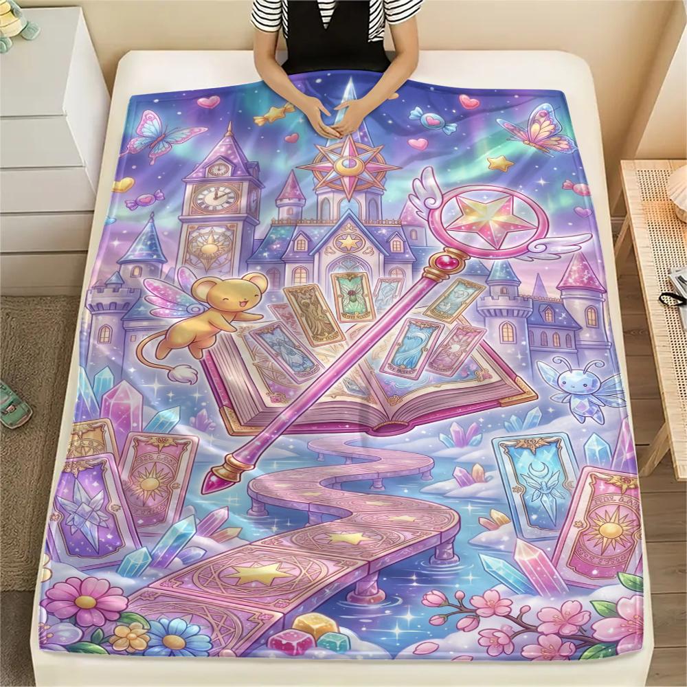 Decorative Cardcaptor Sakura Flannel Blanket Print Warm Comfortable Throw for Sofa Bed Chair Travel Picnic Anime Gift-Xin 75x90cm
Decorative Cardcaptor Sakura Flannel Blanket Print Warm Comfortable Throw for Sofa Bed Chair Travel Picnic Anime Gift-Xin 75x90cm