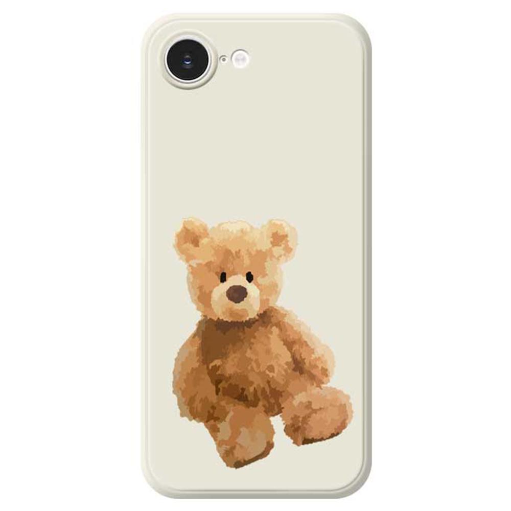 For iPhone 16e Case Brown Bear Doll Pattern Printing Straight Edge TPU Phone Back Cover Beige
For iPhone 16e Case Brown Bear Doll Pattern Printing Straight Edge TPU Phone Back Cover Beige