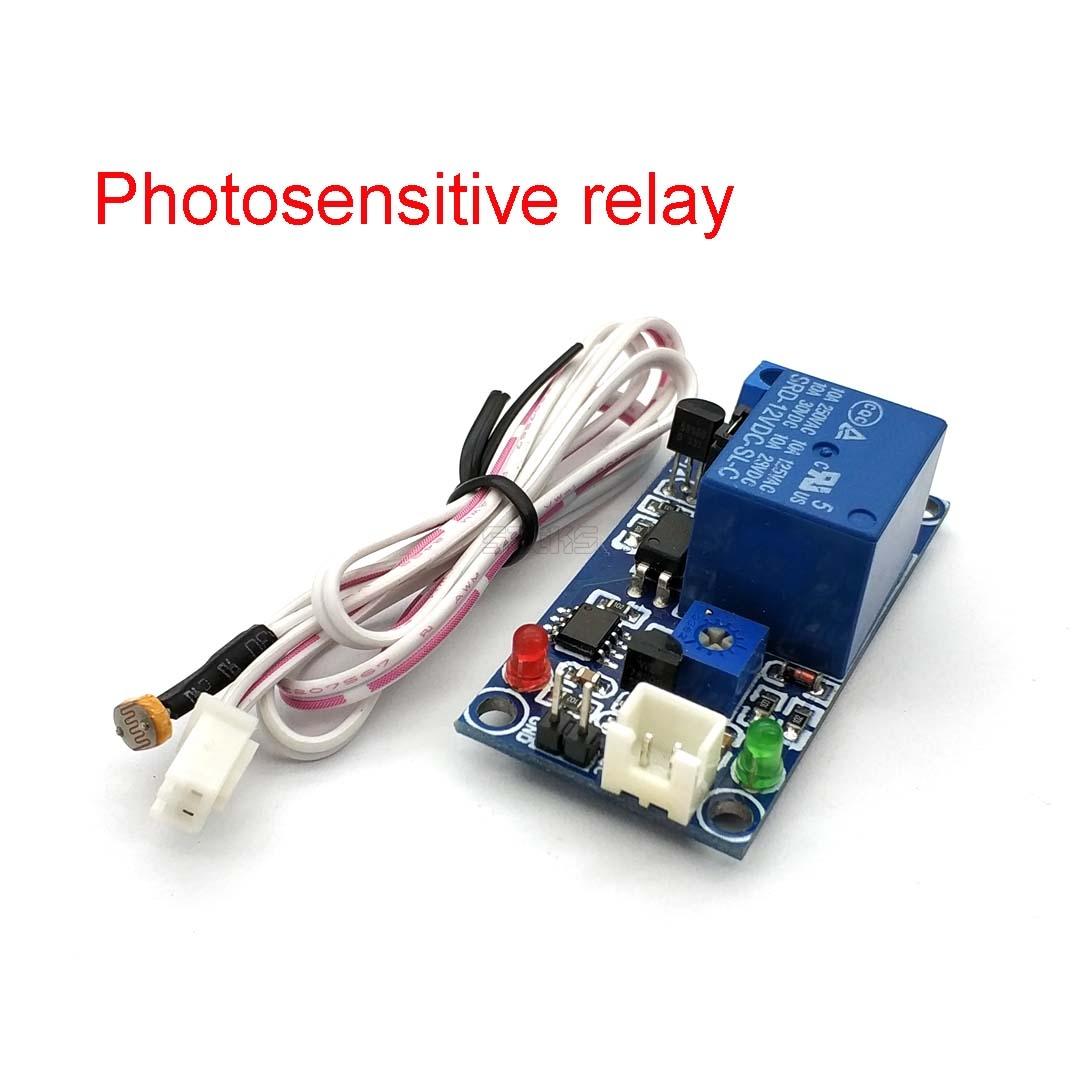 DC 5V 12V Light Photoswitch Sensor Switch LDR Photoresistor Relay Module Light Detection Photosensitive Sensor Board DC12V
DC 5V 12V Light Photoswitch Sensor Switch LDR Photoresistor Relay Module Light Detection Photosensitive Sensor Board DC12V