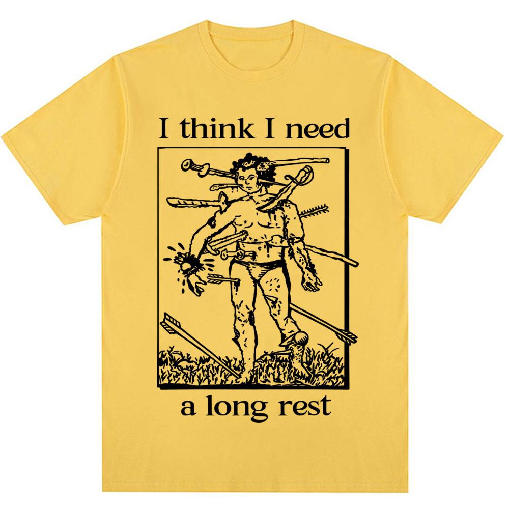 Funny I Think I Need A Long Rest Meme T Shirt Unisex Women Humor Joke Vintage Tshirts Oversized Cotton Casual Tshirt Streetwear 4XL
Funny I Think I Need A Long Rest Meme T Shirt Unisex Women Humor Joke Vintage Tshirts Oversized Cotton Casual Tshirt Streetwear 4XL