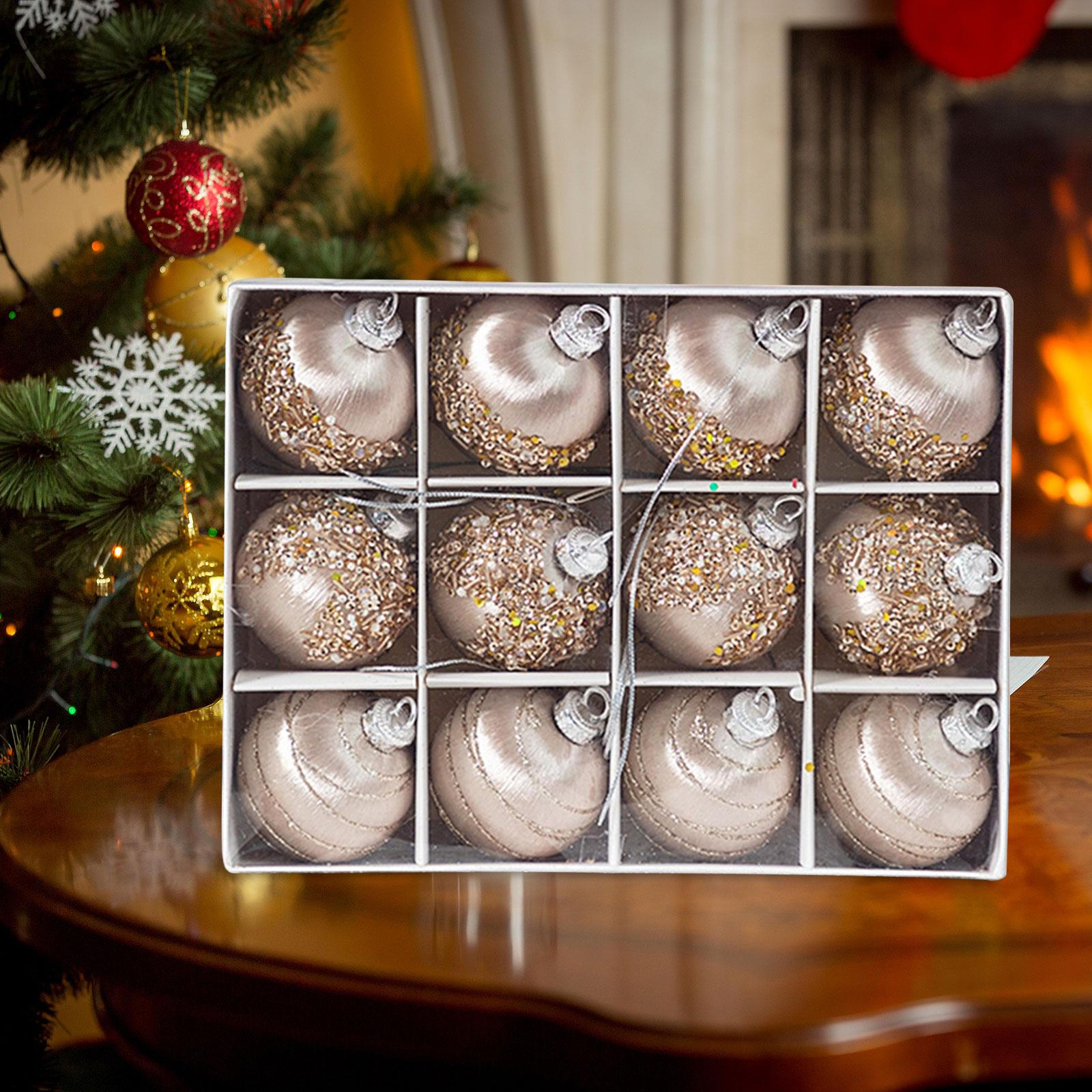 12 Christmas Balls Ornaments Creative Tree Hanging Decorations for Hotels, Shopping Malls Champagne Gold
12 Christmas Balls Ornaments Creative Tree Hanging Decorations for Hotels, Shopping Malls Champagne Gold