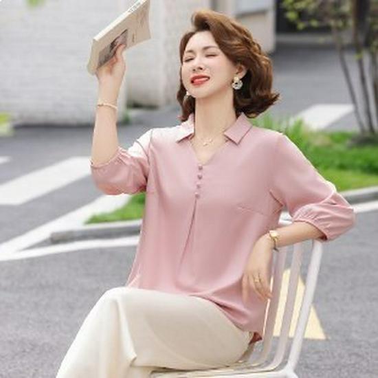 2026 Stylish Seven-Sleeve Summer Blouse for Middle-Aged and Elderly Women 2XL
2026 Stylish Seven-Sleeve Summer Blouse for Middle-Aged and Elderly Women 2XL