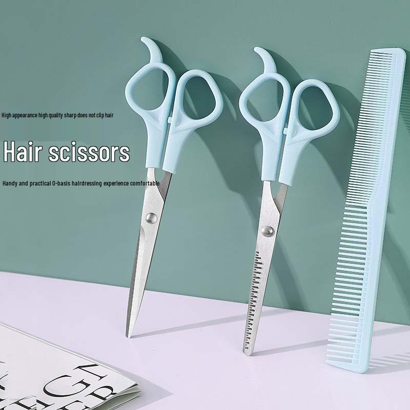 Bangs Haircutting Set: Professional Stainless Steel Hairdressing Scissors and Thinning Shears
Bangs Haircutting Set: Professional Stainless Steel Hairdressing Scissors and Thinning Shears