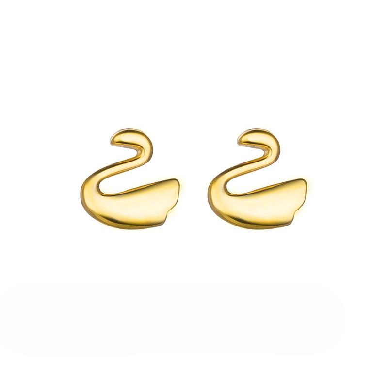 925 Sterling Silver Little Swan Stud Earrings Femininity Simple Niche Mini Earrings 18K Gold Exquisite Mini Earrings 925 Silver
925 Sterling Silver Little Swan Stud Earrings Femininity Simple Niche Mini Earrings 18K Gold Exquisite Mini Earrings 925 Silver