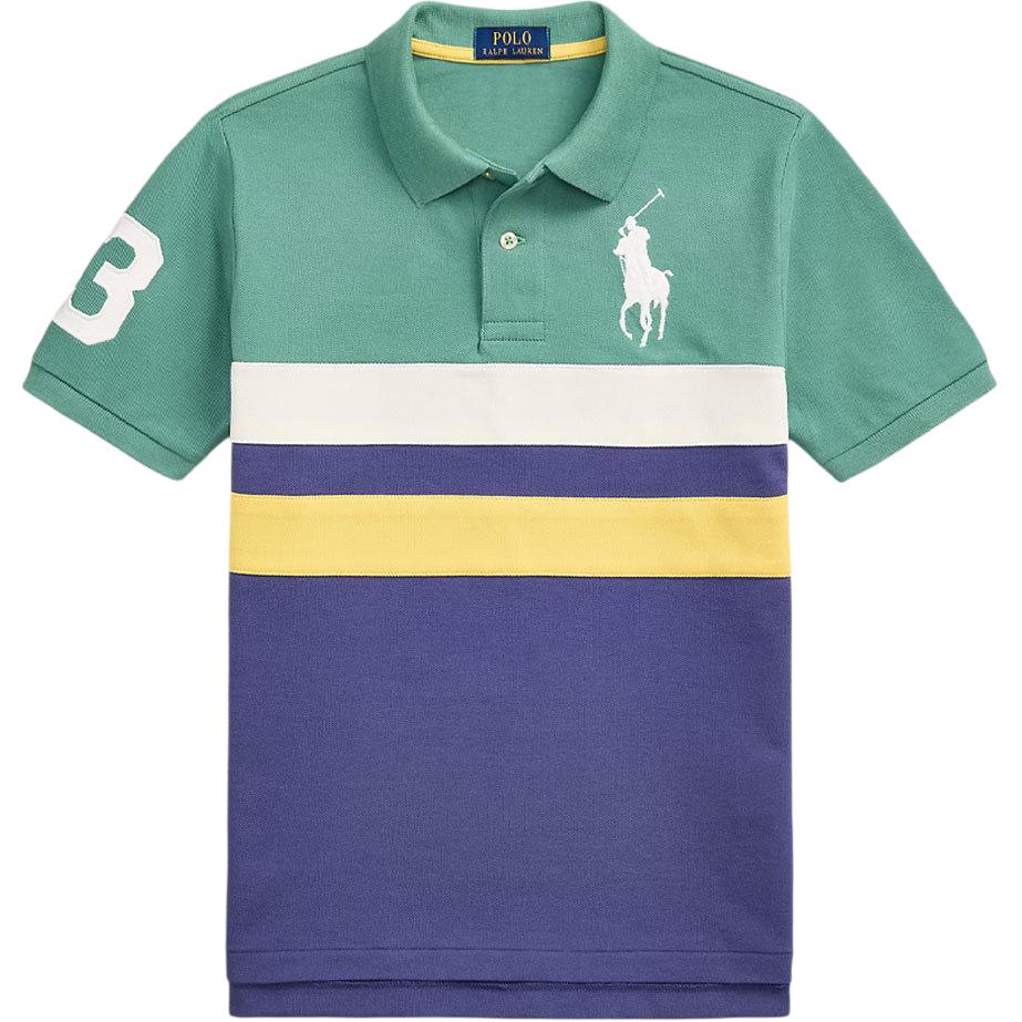 Детская футболка поло из хлопкового пике Polo Ralph Lauren с цветными блоками, многоцветная CWPOKNIY8021456-999 S
Детская футболка поло из хлопкового пике Polo Ralph Lauren с цветными блоками, многоцветная CWPOKNIY8021456-999 S