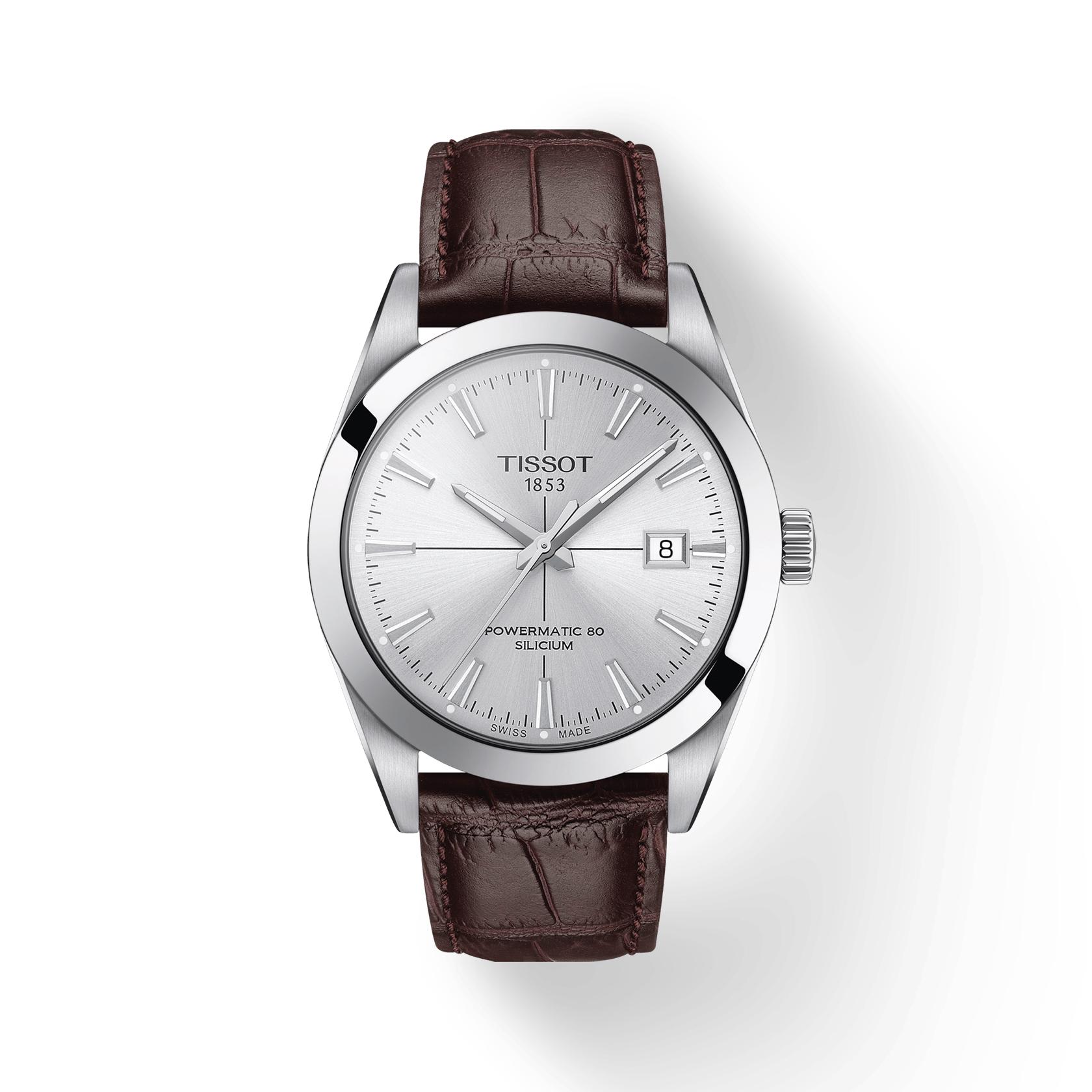 Tissot Leather Strap silver Dial Men s Fashion Watch T127.407.16.031.01 срібний
Tissot Leather Strap silver Dial Men s Fashion Watch T127.407.16.031.01 срібний