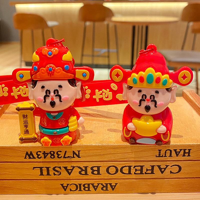Cartoon Mini God Of Wealth Figurine Pendant Keyrings Chinese Style God Of Wealth Keychain Exquisite Backpack Decoration Gifts
Cartoon Mini God Of Wealth Figurine Pendant Keyrings Chinese Style God Of Wealth Keychain Exquisite Backpack Decoration Gifts