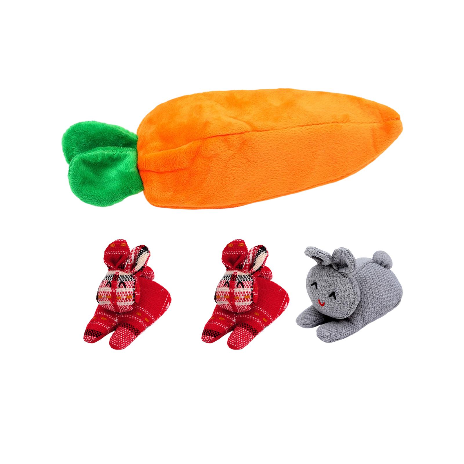 Three Bunnies And Carrot Plush Wallet - Cute Easter Bunny Coin Purse And Toy, Perfect For Girls, Kids And Easter Basket Gifts One Size
Three Bunnies And Carrot Plush Wallet - Cute Easter Bunny Coin Purse And Toy, Perfect For Girls, Kids And Easter Basket Gifts One Size