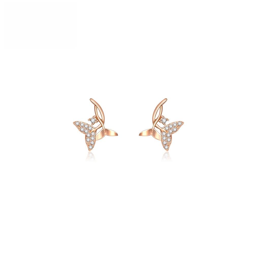 999 Sterling Silver Shining High Quality Temperament Inlaid Zircon Entangled Fish Tail Earring for Women Hypoallergenic Jewelry розового золота
999 Sterling Silver Shining High Quality Temperament Inlaid Zircon Entangled Fish Tail Earring for Women Hypoallergenic Jewelry розового золота