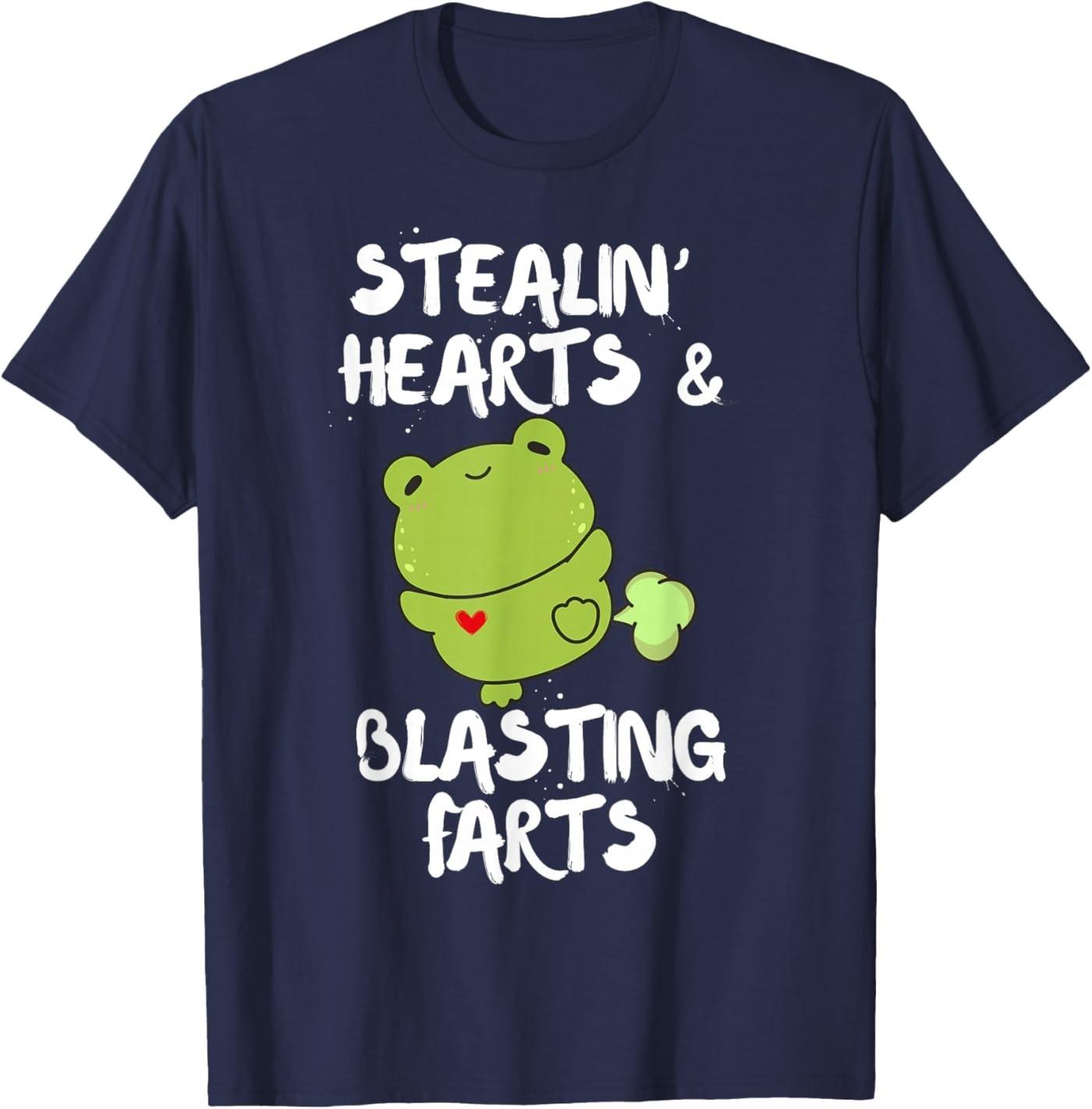 Valentines Day Stealing Hearts and Blasting Farts Funny Frog T-Shirt 5XL різнокольоровий
Valentines Day Stealing Hearts and Blasting Farts Funny Frog T-Shirt 5XL різнокольоровий