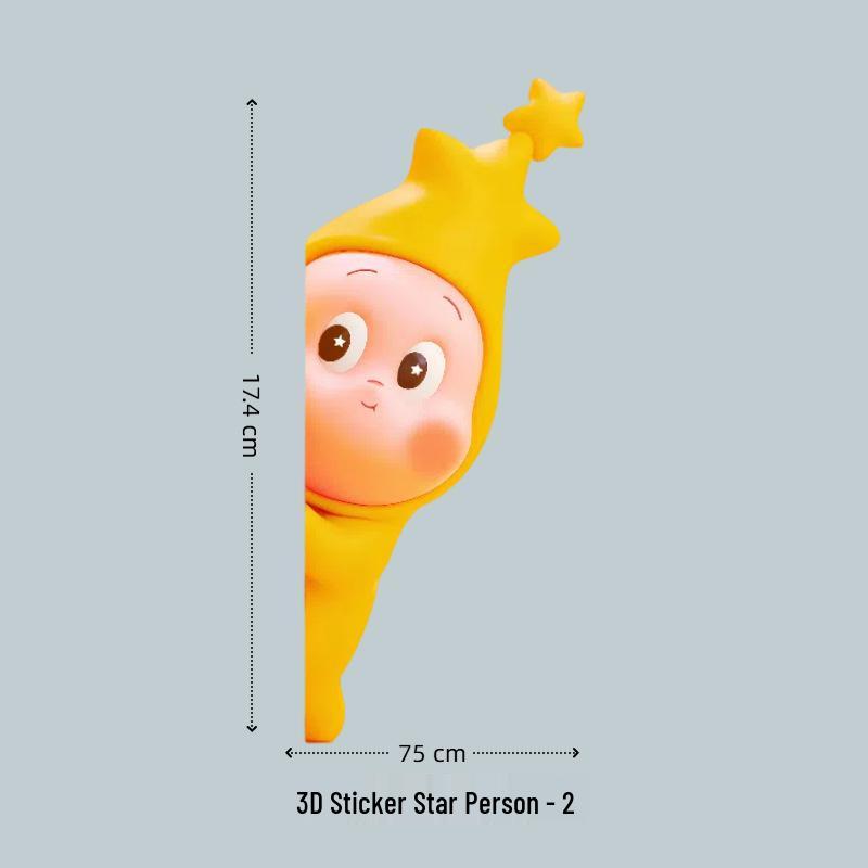 Waterproof Cute Star Character Car Sticker for Luggage & Glass Case
Waterproof Cute Star Character Car Sticker for Luggage & Glass Case