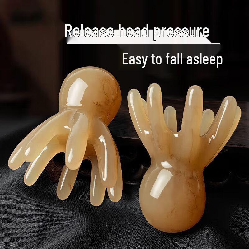 White Buffalo Horn Octopus Scalp Massage Comb
White Buffalo Horn Octopus Scalp Massage Comb