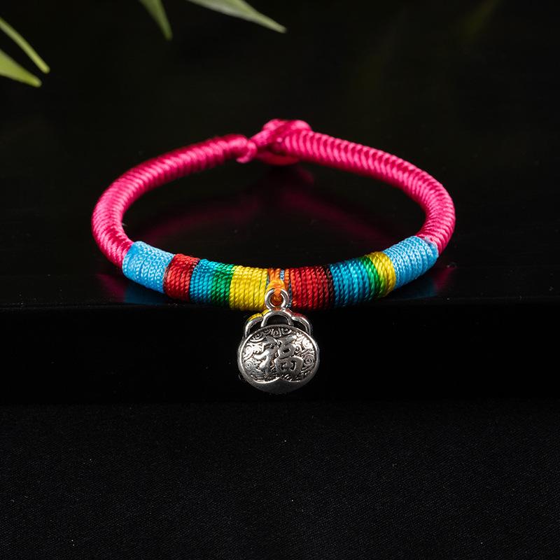 Ethnic Tibetan Style Diamond Knot Multicolored Braided Bracelet, Dragon Boat Festival, Fu Character Safety Lock Hand Rope, Natal Red Rope
Ethnic Tibetan Style Diamond Knot Multicolored Braided Bracelet, Dragon Boat Festival, Fu Character Safety Lock Hand Rope, Natal Red Rope