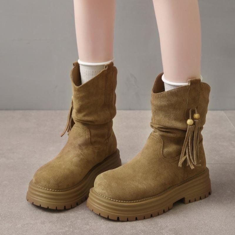 Fashion Women Ankle Chelsea Boots Flats Platform Suede Heeled New Trend Winter Goth Casual Woman Short Botas Mujer 39
Fashion Women Ankle Chelsea Boots Flats Platform Suede Heeled New Trend Winter Goth Casual Woman Short Botas Mujer 39