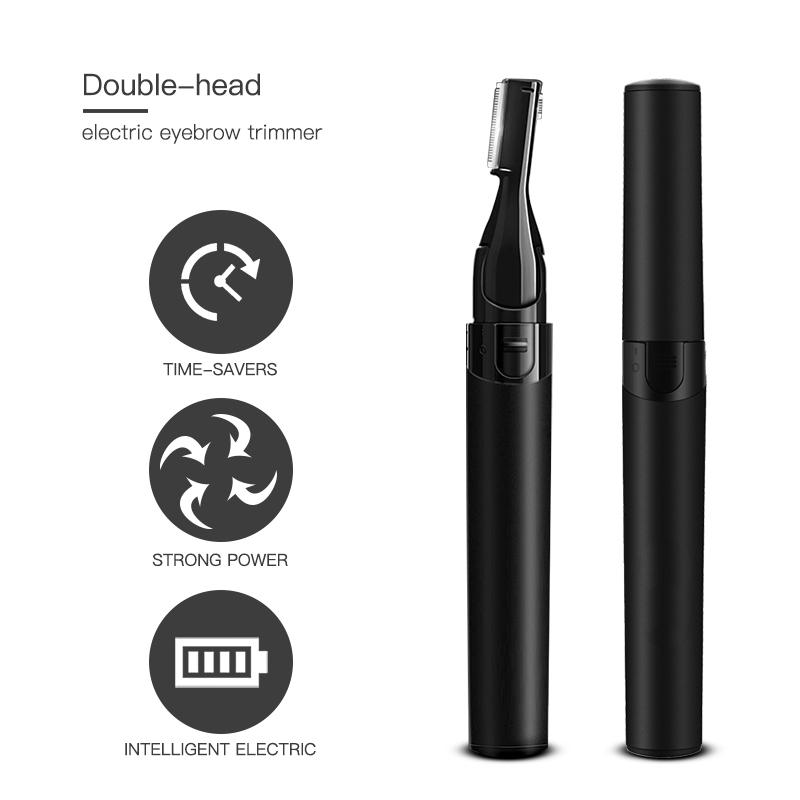 Portable Battery-Operated 2 in 1 Lady Home Travel Portable Painless Mini Electric Eyebrow Trimmer Facial hair Shavers чорний
Portable Battery-Operated 2 in 1 Lady Home Travel Portable Painless Mini Electric Eyebrow Trimmer Facial hair Shavers чорний