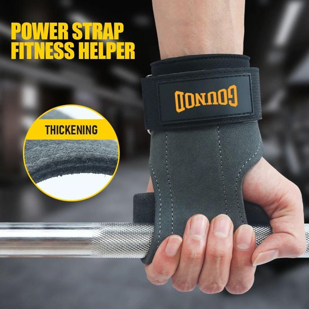 1Pair Cowhide Grip Palm Protector Non-slip Lifting Strap Wrist Protection Pad Fitness Accessories коричневий
1Pair Cowhide Grip Palm Protector Non-slip Lifting Strap Wrist Protection Pad Fitness Accessories коричневий