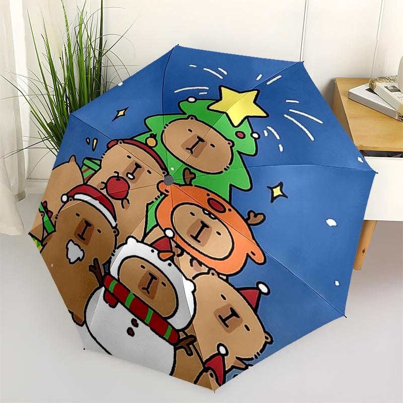 Capybara Themed Travel Umbrella-8 Ribs Automatic Opening and Closing, Portable Folding Design, Compact and Stylish Umbrella Suitable for Out
Capybara Themed Travel Umbrella-8 Ribs Automatic Opening and Closing, Portable Folding Design, Compact and Stylish Umbrella Suitable for Out