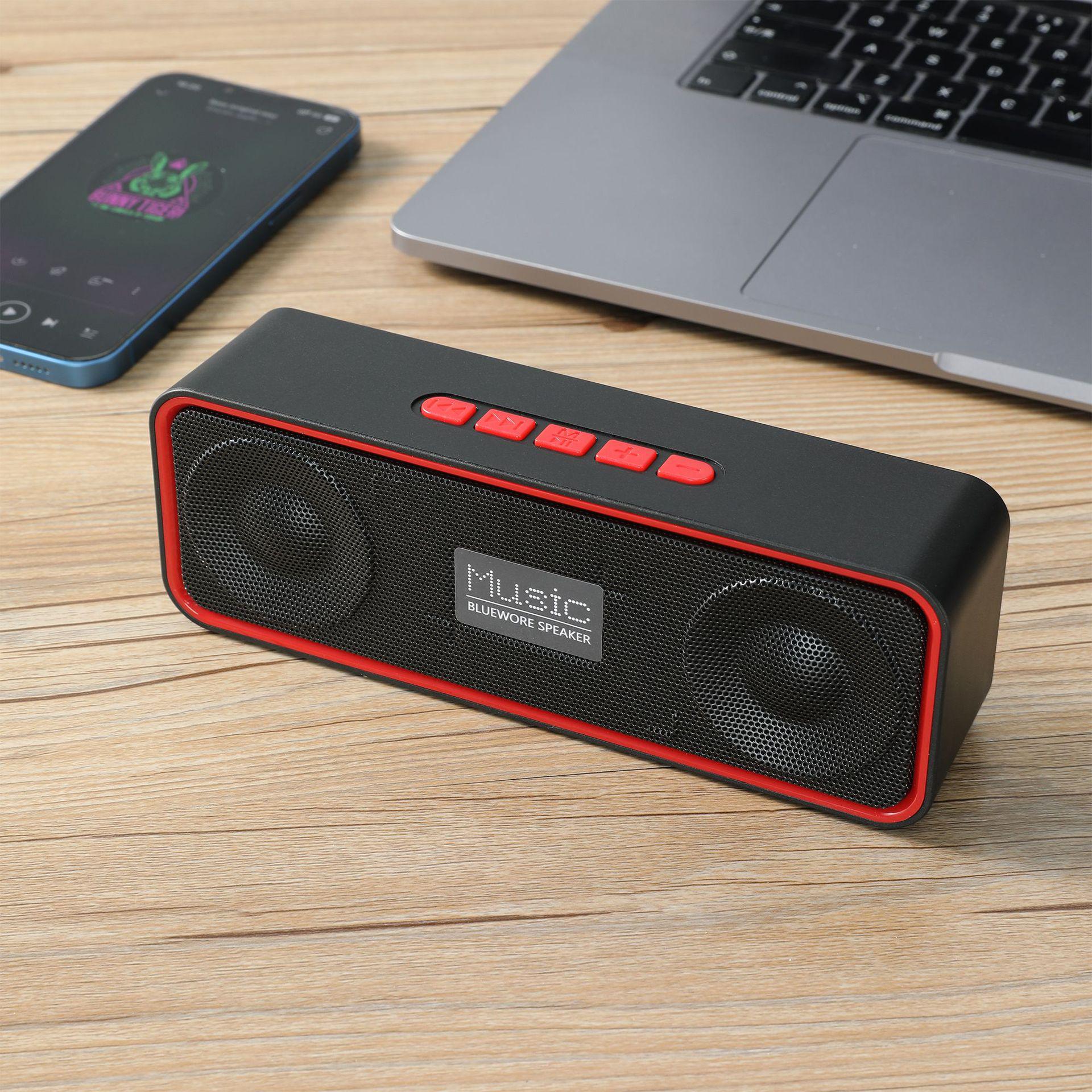 Bluetooth 5.0 SC218 Mini Card Slot Desktop Stereo Speaker червоний
Bluetooth 5.0 SC218 Mini Card Slot Desktop Stereo Speaker червоний