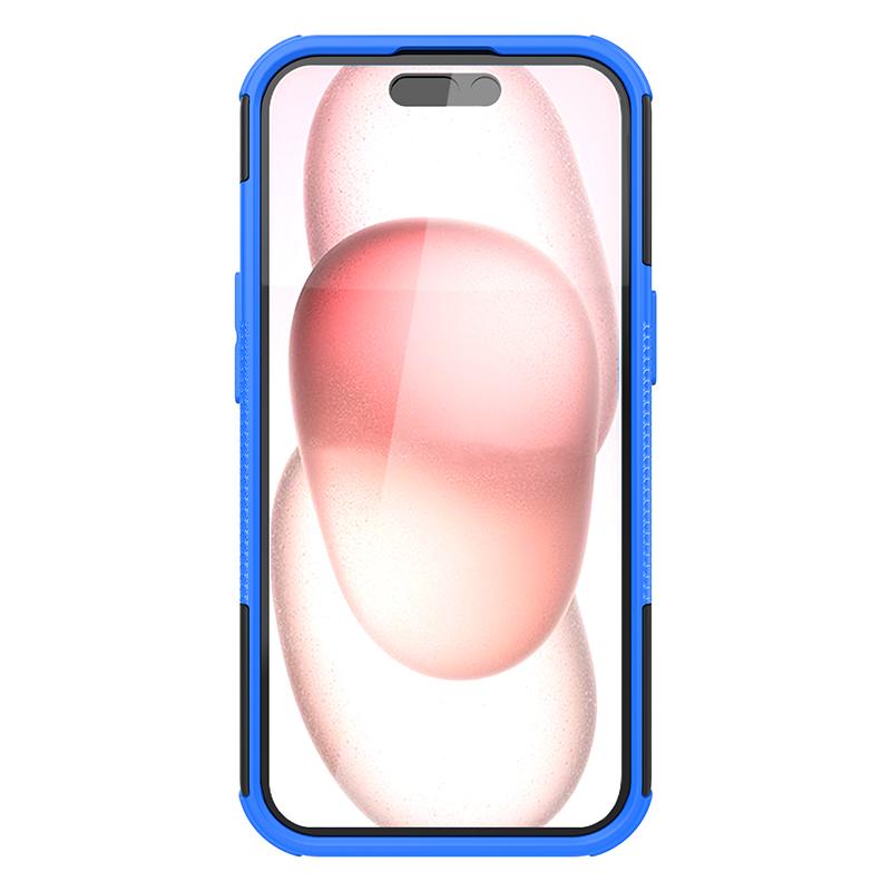 For iPhone 15 Tyre Pattern Phone Case Kickstand PC+TPU Shock Absorbing Phone Cover Black
For iPhone 15 Tyre Pattern Phone Case Kickstand PC+TPU Shock Absorbing Phone Cover Black