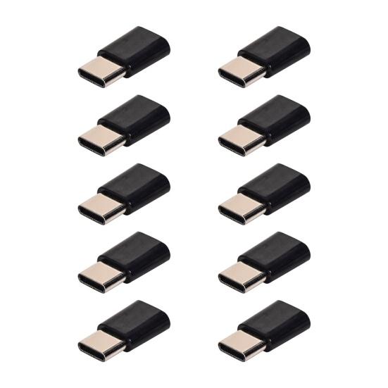 10Pcs Mini Type-C Male to Micro USB Female Adapter Mobile Phone Charge Converter чорний
10Pcs Mini Type-C Male to Micro USB Female Adapter Mobile Phone Charge Converter чорний