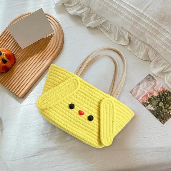 Женская сумка мультяшной формы сладкий цвет тканая с большим отверстием контрастного цвета детская сумка с мягкими ремнями отличная несущая сумка
Женская сумка мультяшной формы сладкий цвет тканая с большим отверстием контрастного цвета детская сумка с мягкими ремнями отличная несущая сумка