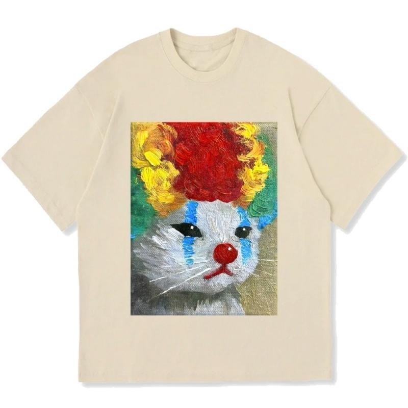 Fashion Cotton Casual T-shirt Summer Holiday Wacky Cat Printed Short Sleeve O-neck Harajuku Tees Vintage Oversized Tunics 3XL
Fashion Cotton Casual T-shirt Summer Holiday Wacky Cat Printed Short Sleeve O-neck Harajuku Tees Vintage Oversized Tunics 3XL