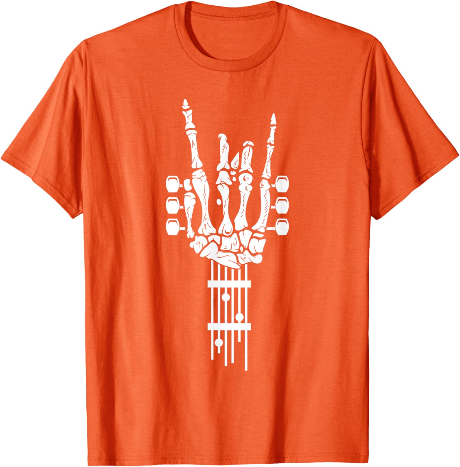 Skeleton Hand Rock On Guitar Neck Graphic T-Shirt Men s Casual Trip Crewneck Tee 4XL
Skeleton Hand Rock On Guitar Neck Graphic T-Shirt Men s Casual Trip Crewneck Tee 4XL