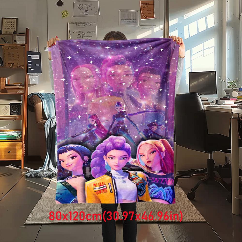 1Pc HUNTR/X Print Flannel Blanket, High quality Digital Printing, Comfortable for All Seasons, Home DecorGifts821047 80x120cm
1Pc HUNTR/X Print Flannel Blanket, High quality Digital Printing, Comfortable for All Seasons, Home DecorGifts821047 80x120cm