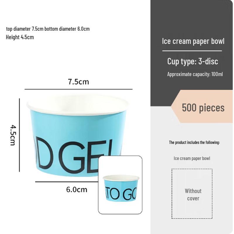 Disposable Gelato Paper Cups
Disposable Gelato Paper Cups