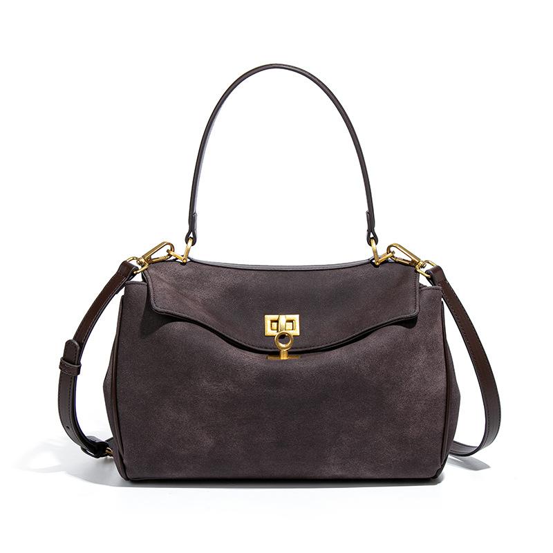 Kelly Bag, High-end Frosted Suede Flap Handbag, Large Capacity Commuting Versatile Single Shoulder Crossbody Bag
Kelly Bag, High-end Frosted Suede Flap Handbag, Large Capacity Commuting Versatile Single Shoulder Crossbody Bag