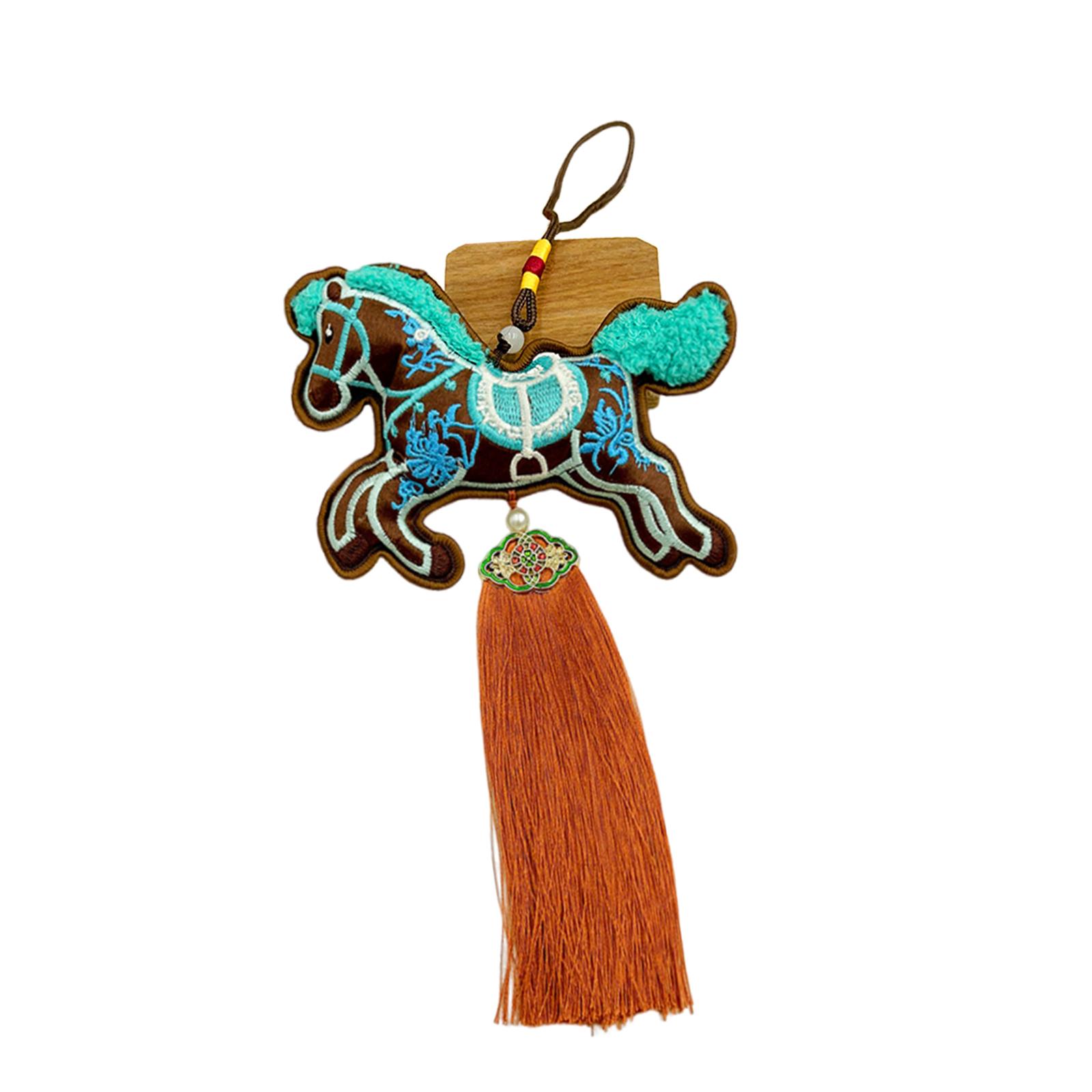 Chinese New Year Horse Ornament, Creative Stuffed Toy, Spring Festival Feng Shui Decor Hanging Pendant for Lunar New Year
Chinese New Year Horse Ornament, Creative Stuffed Toy, Spring Festival Feng Shui Decor Hanging Pendant for Lunar New Year