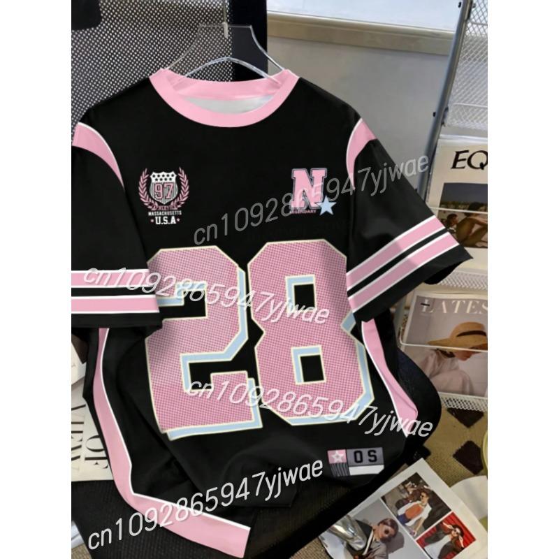 Summer New Women Number 88 Personality American Casual Digital Print T Shirt Summer Women Beach Girl Short Sleeved Top L
Summer New Women Number 88 Personality American Casual Digital Print T Shirt Summer Women Beach Girl Short Sleeved Top L