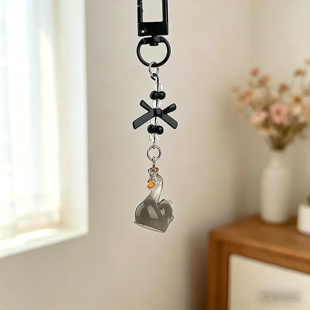 Resin Bow Pendant Delicate Cute Keychain Accessory Swan Bag Charm Versatile Glow In The Dark Swan Keychain For Small Gift Purse чорний
Resin Bow Pendant Delicate Cute Keychain Accessory Swan Bag Charm Versatile Glow In The Dark Swan Keychain For Small Gift Purse чорний